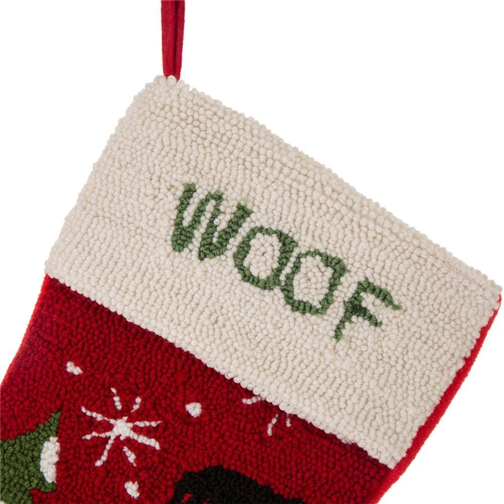 20.00 In. L Acrylic Hooked Stocking, Dog 4 20.00 In. L Acrylic Hooked Stocking, Dog - Image 4