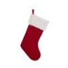 20 In. L Knitted Stocking With Faux Fur Cuff -Northlight Shop glitzhome christmas stockings gh1113004075 64 1000