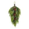 31.5 In. Greenery PE Dripping Artificial Christmas Swag Teardrop With Pinecones And Red Berries 2 31.5 In. Greenery PE Dripping Artificial Christmas Swag Teardrop With Pinecones And Red Berries -Northlight Shop glitzhome christmas swag 2016000061 64 1000