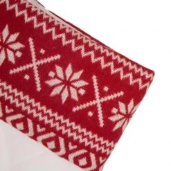 Set Of 2 White Fleece Christmas Decoration (48.00 In Tree Skirt And 21 In. Stocking ) -Northlight Shop glitzhome christmas textiles 2004700023 44 1000