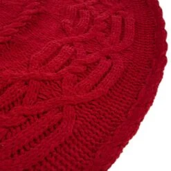 Set Of 3 Knitted Polyester Red Christmas Decoration (52 In. Tree Skirt/ 24 In. Stocking) -Northlight Shop glitzhome christmas textiles 2004700031 1f 1000