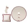 52 In. Tree Skirt/22 In. Stocking/18 In. Pillow Cover Knitted Polyester White Christmas Decoration (Set Of 3) -Northlight Shop glitzhome christmas textiles 2004800009 64 1000