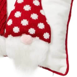 18 In. L 3D Heavy Cotton Knitted Gnome Pillow -Northlight Shop glitzhome christmas textiles 2004800027 1f 1000