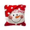 14 In. H Hooked 3D Snowman Pillow (2-Pack) -Northlight Shop glitzhome christmas textiles 2004800030 64 1000