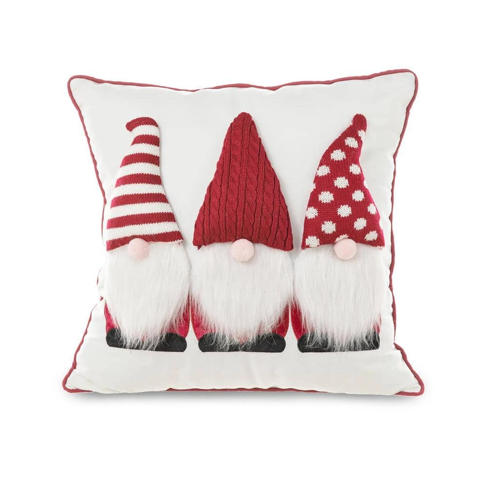 18 In. W X 18 In. H Heavy Knitted Gnome Pillow 1 18 In. W X 18 In. H Heavy Knitted Gnome Pillow