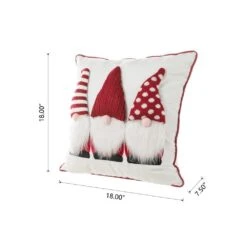 18 In. W X 18 In. H Heavy Knitted Gnome Pillow 6 18 In. W X 18 In. H Heavy Knitted Gnome Pillow -Northlight Shop glitzhome christmas textiles 2004800037 c3 1000