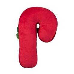 15.75 In. H Hooked Christmas Candy Cane Shaped Pillow -Northlight Shop glitzhome christmas textiles 2004800038 c3 1000