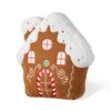 17 In. H Christmas Gingerbread House Shaped Pillow 9 17 In. H Christmas Gingerbread House Shaped Pillow -Northlight Shop glitzhome christmas textiles 2004800042 64 1000