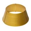 22 In. D Gold Hammered Metal Tree Collar (KD)
