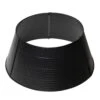 22 In. D Black Hammered Metal Tree Collar (KD) -Northlight Shop glitzhome christmas tree collars 2010600011 64 1000