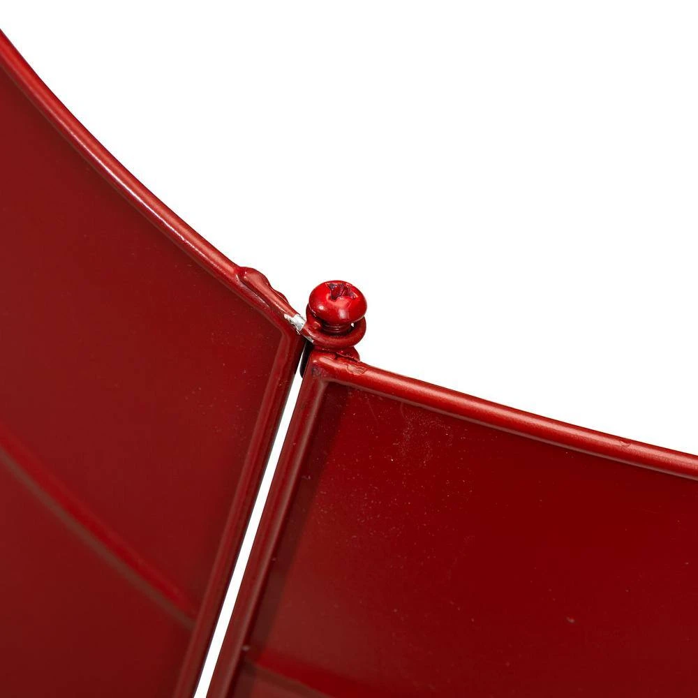 26 In. D Red Metal Tree Collar (KD) 5 26 In. D Red Metal Tree Collar (KD) - Image 5