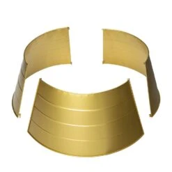 26 In. D Gold Metal Tree Collar (KD) -Northlight Shop glitzhome christmas tree collars 2010600014 1f 1000