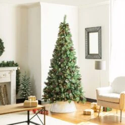 26 In. D Washed White Metal Woven Tree Collar (KD) -Northlight Shop glitzhome christmas tree collars 2010600023 77 1000