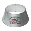 26 In. D Galvanized Metal Truck Tree Collar (KD) -Northlight Shop glitzhome christmas tree collars 2010600024 64 1000