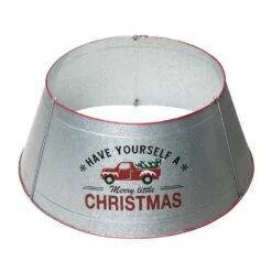 26 In. D Galvanized Metal Truck Tree Collar (KD)