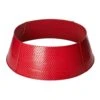 40.5 In. D Christmas Red Hammered Metal Tree Collar (KD) -Northlight Shop glitzhome christmas tree collars 2010600036 64 1000