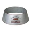 40.5 In. D Christmas Galvanized Metal Truck Tree Collar (KD) 12 40.5 In. D Christmas Galvanized Metal Truck Tree Collar (KD) -Northlight Shop glitzhome christmas tree collars 2010600042 64 1000