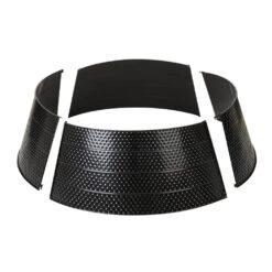 40.5 In. D Christmas Black Hammered Metal Tree Collar (KD) -Northlight Shop glitzhome christmas tree collars 2010600044 1f 1000