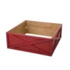 32 In. L Red Wooden Tree Collar (KD) -Northlight Shop glitzhome christmas tree collars 2010600048 64 1000