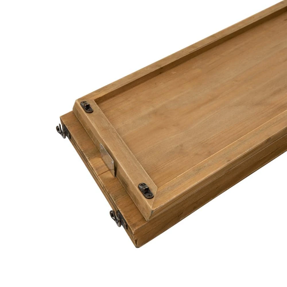 40 In. L Natural Wooden Trapezoid In. Farm Fresh In. Christmas Tree Collar (KD) 6 40 In. L Natural Wooden Trapezoid In. Farm Fresh In. Christmas Tree Collar (KD) - Image 6