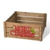 27 In. L Natural Wooden "MERRY CHRISTMAS" Solid Wood Crate Tree Collar 13 27 In. L Natural Wooden "MERRY CHRISTMAS" Solid Wood Crate Tree Collar -Northlight Shop glitzhome christmas tree collars 2010600060 64 1000