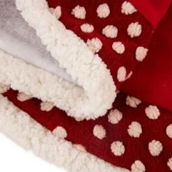 48 In. D Fabric Christmas Tree Skirt In Pompom 8 48 In. D Fabric Christmas Tree Skirt In Pompom -Northlight Shop glitzhome christmas tree skirts 1113202460 4f 1000