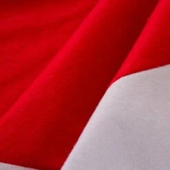 42 In. D Felt Christmas Tree Skirt In Traditional Red And White -Northlight Shop glitzhome christmas tree skirts 1113202550 1f 1000