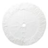 72 In. D Oversized Deluxe White Velvet Ruffled Christmas Tree Skirt -Northlight Shop glitzhome christmas tree skirts 2020100006 64 1000