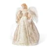 24 In. H Faux Fur & PVC Christmas Elegant Angel Tree Topper With Porcelain Face -Northlight Shop glitzhome christmas tree toppers 2010100094 64 1000