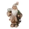12 In. H Faux Fur Santa Figurine Christmas Tree Topper -Northlight Shop glitzhome christmas tree toppers gh1114202598 64 1000