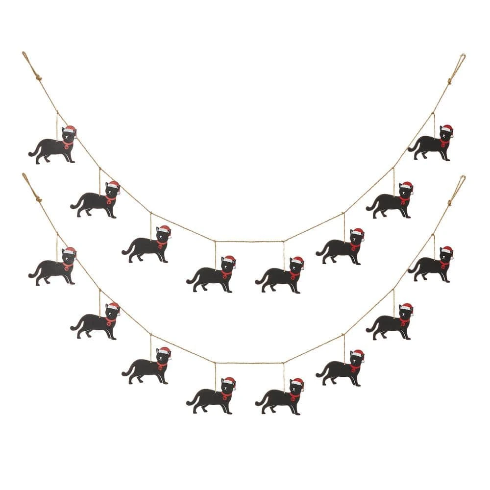 72 In. H Metal Christmas Kitty Garland (2-Pack) 1 72 In. H Metal Christmas Kitty Garland (2-Pack)