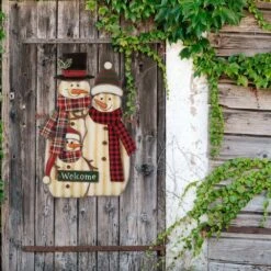 29.92 In. H Metal Christmas Snowman Family Yard Stake -Northlight Shop glitzhome christmas yard decorations 1103202624 31 1000