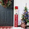 42.00 In. H Wooden Christmas Santa Porch Sign - Believe 15 42.00 In. H Wooden Christmas Santa Porch Sign - Believe -Northlight Shop glitzhome christmas yard decorations 1103203354 64 1000