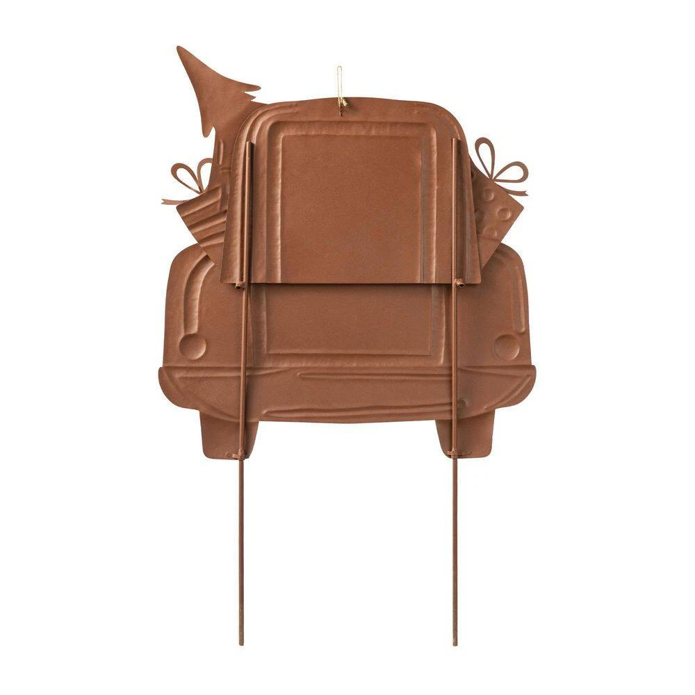 31.89 In. H Rusty Metal Christmas Truck Yard Stake Or Standing Decor Or Wall Decor 7 31.89 In. H Rusty Metal Christmas Truck Yard Stake Or Standing Decor Or Wall Decor - Image 7