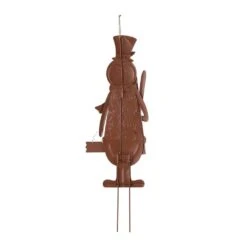 36 In. H Metal Penguin Yardstake Or Standing Decor Or Wall Decor (KD, 3 Function) -Northlight Shop glitzhome christmas yard decorations 2010200025 fa 1000