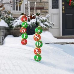 42 In. H Metal NOEL Ornament Christmas Yard Decor Yard Stake Or Wall Decor 8 42 In. H Metal NOEL Ornament Christmas Yard Decor Yard Stake Or Wall Decor -Northlight Shop glitzhome christmas yard decorations 2010200060 77 1000