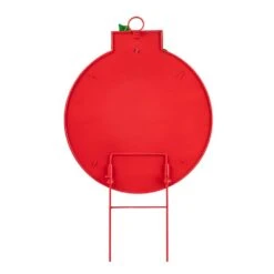 24 In. H Metal Ornament Yard Stake Christmas Yard Decor -Northlight Shop glitzhome christmas yard decorations 2010200064 1f 1000