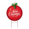24 In. H Metal Ornament Yard Stake Christmas Yard Decor -Northlight Shop glitzhome christmas yard decorations 2010200064 64 1000