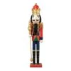 24 In. H Wooden Christmas King Nutcracker -Northlight Shop glitzhome christmas yard decorations 2036700001 64 1000