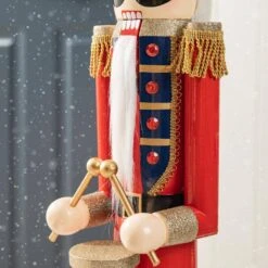 42 In. H Wooden Christmas Soldier Nutcracker 14 42 In. H Wooden Christmas Soldier Nutcracker -Northlight Shop glitzhome christmas yard decorations 2036700004 1f 1000