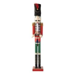 42 In. H Wooden Christmas Soldier Nutcracker