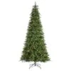 9 Ft. Pre-Lit Green Slim Fir Artificial Christmas Tree With 650 Warm White/Multi-color LED Lights 3 9 Ft. Pre-Lit Green Slim Fir Artificial Christmas Tree With 650 Warm White/Multi-color LED Lights -Northlight Shop glitzhome pre lit christmas trees 2014600187 64 1000