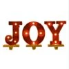 8.46 In. H JOY Stocking Holder (Set Of 3) -Northlight Shop glitzhome stocking holders 1124004389 64 1000