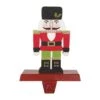 7.00 In. H Wooden/Metal Nutcracker Stocking Holder
