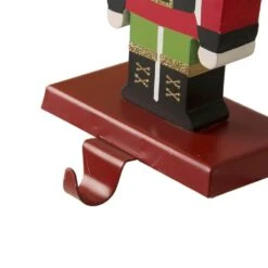 Wooden/Metal Nutcracker Stocking Holder (Set Of 2) -Northlight Shop glitzhome stocking holders 2005000005 44 1000