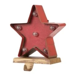 Marquee LED Star Stocking Holder (2-Pack) -Northlight Shop glitzhome stocking holders 2005000022 c3 1000