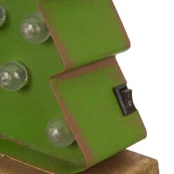 Marquee LED Angel & Tree Stocking Holder(Set Of 2) -Northlight Shop glitzhome stocking holders 2005000031 44 1000