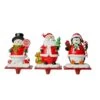 6.25 In. H Set Of 3 Resin Santa, Snowman, Penguin Stocking Holder 5 6.25 In. H Set Of 3 Resin Santa, Snowman, Penguin Stocking Holder -Northlight Shop glitzhome stocking holders 2005000041 64 1000