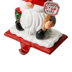 7 In. H Resin Gnomes Stocking Holder (Set Of 3) -Northlight Shop glitzhome stocking holders 2005000042 1f 1000