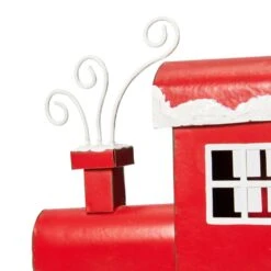 8.5 In. H Set Of 4 Wooden Metal Christmas Train Stocking Holder 11 8.5 In. H Set Of 4 Wooden Metal Christmas Train Stocking Holder -Northlight Shop glitzhome stocking holders 2005000044 44 1000